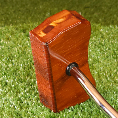 Padauk and Red Cedar exotic wood Zero Torque Center Shaft putter