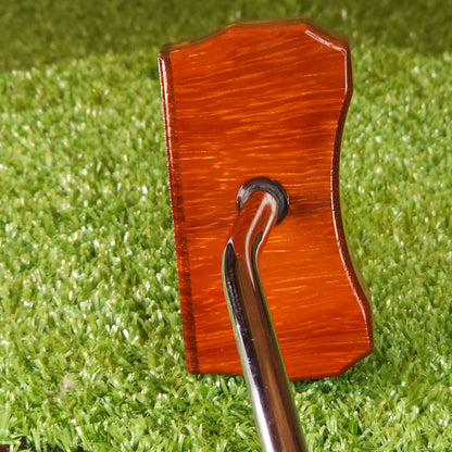 Padauk and Red Cedar exotic wood Zero Torque Center Shaft putter