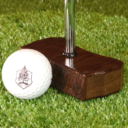 Wenge and Walnut exotic wood Zero Torque Center Shaft putter