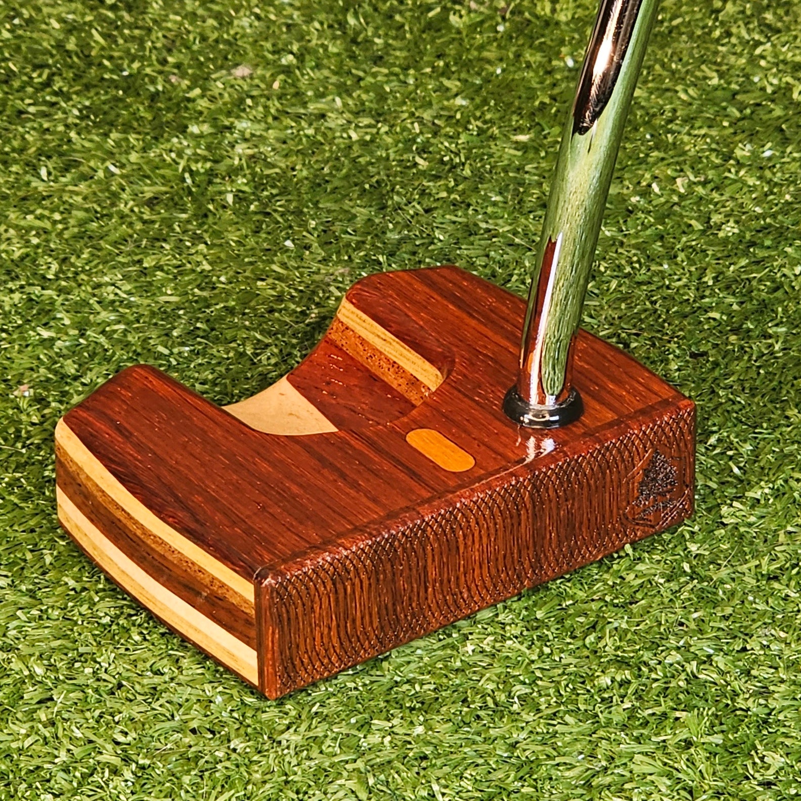 Red Ember style Padauk exotic wood Woodrich Regal Putter