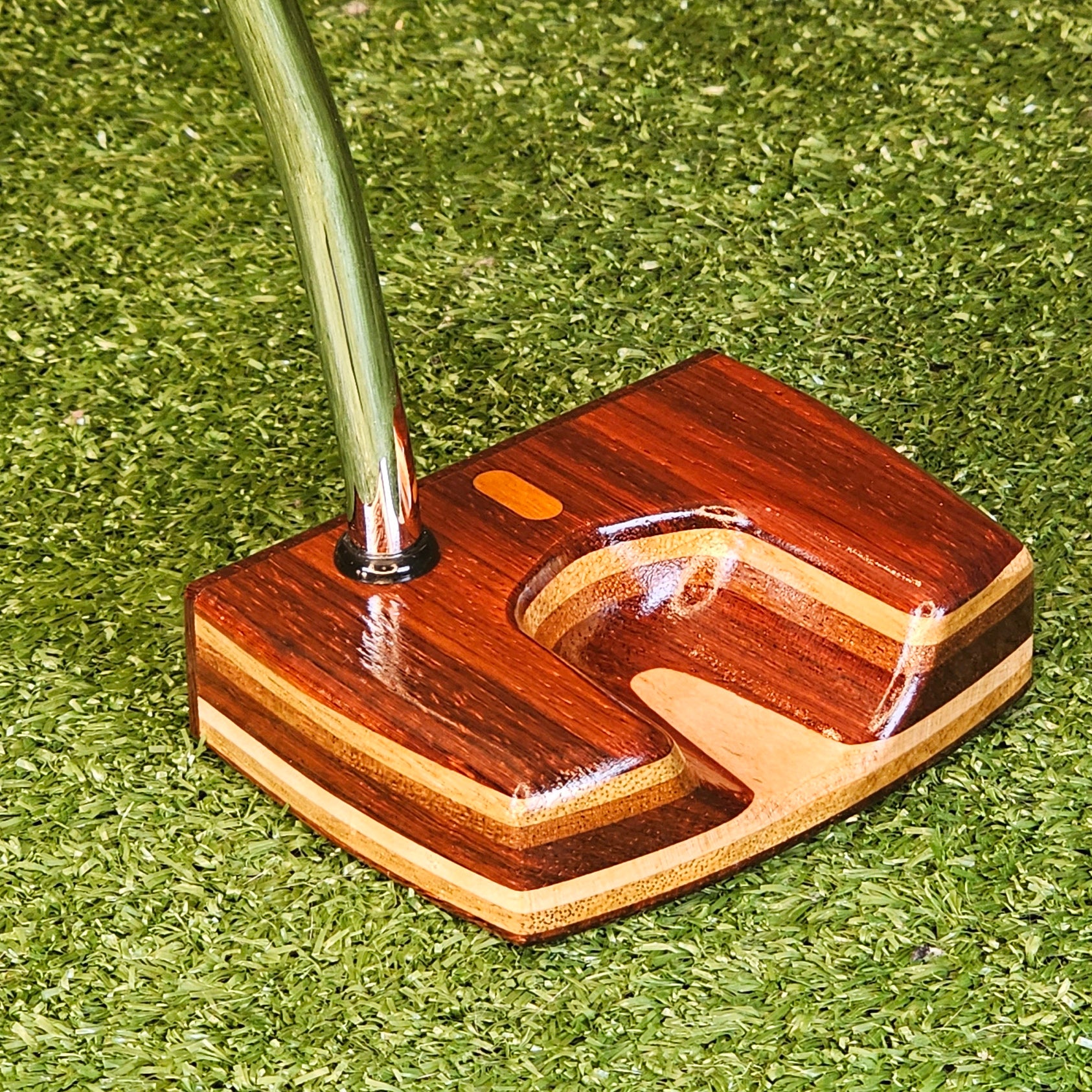 Red Ember style Padauk exotic wood Woodrich Regal Putter