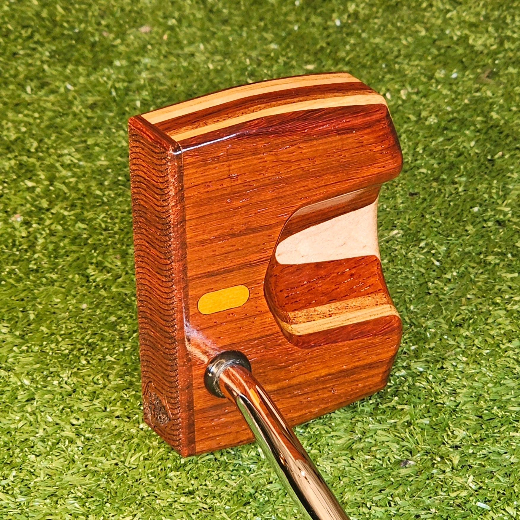 Red Ember style Padauk exotic wood Woodrich Regal Putter