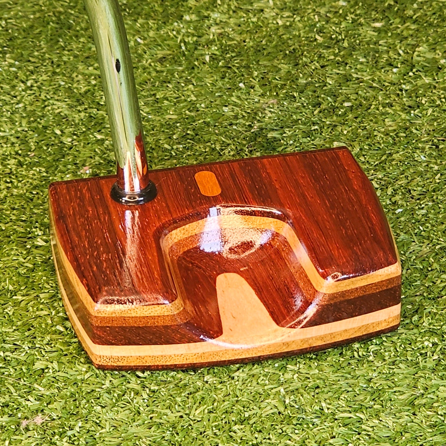 Red Ember style Padauk exotic wood Woodrich Regal Putter
