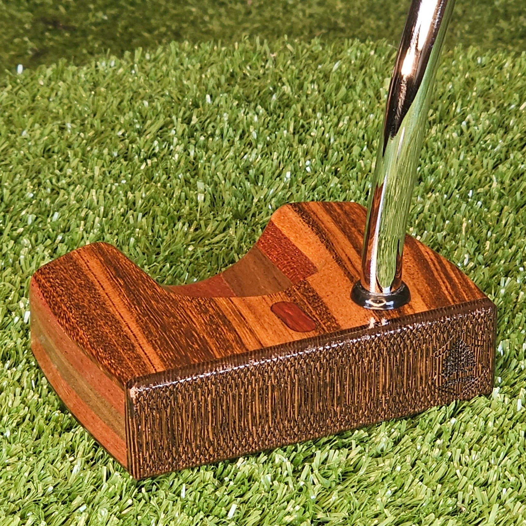 Copperhead style Rosewood exotic wood Woodrich Regal Putter