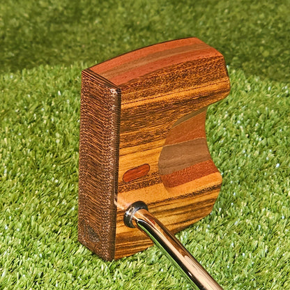 Copperhead style Rosewood exotic wood Woodrich Regal Putter