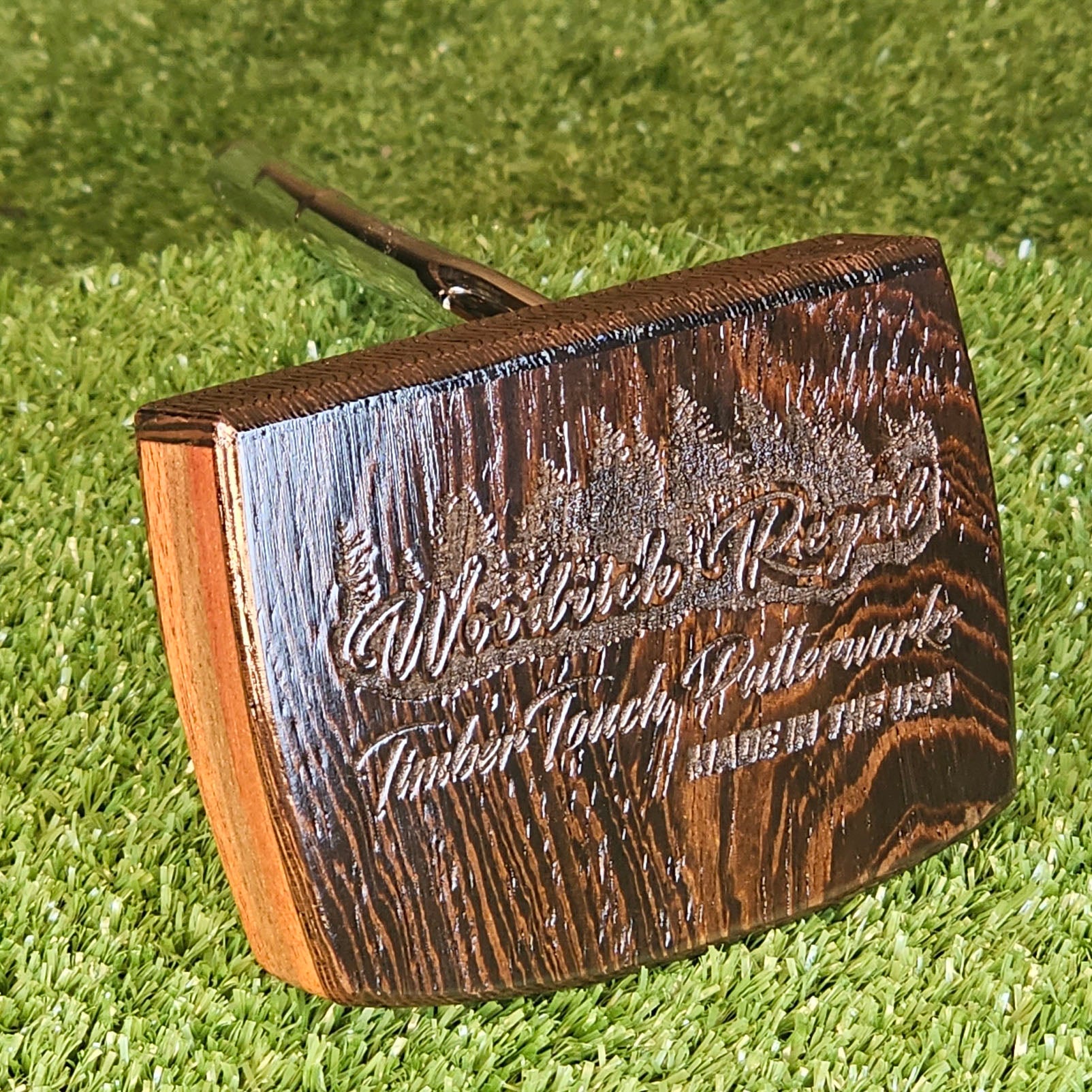 Copperhead style Rosewood exotic wood Woodrich Regal Putter