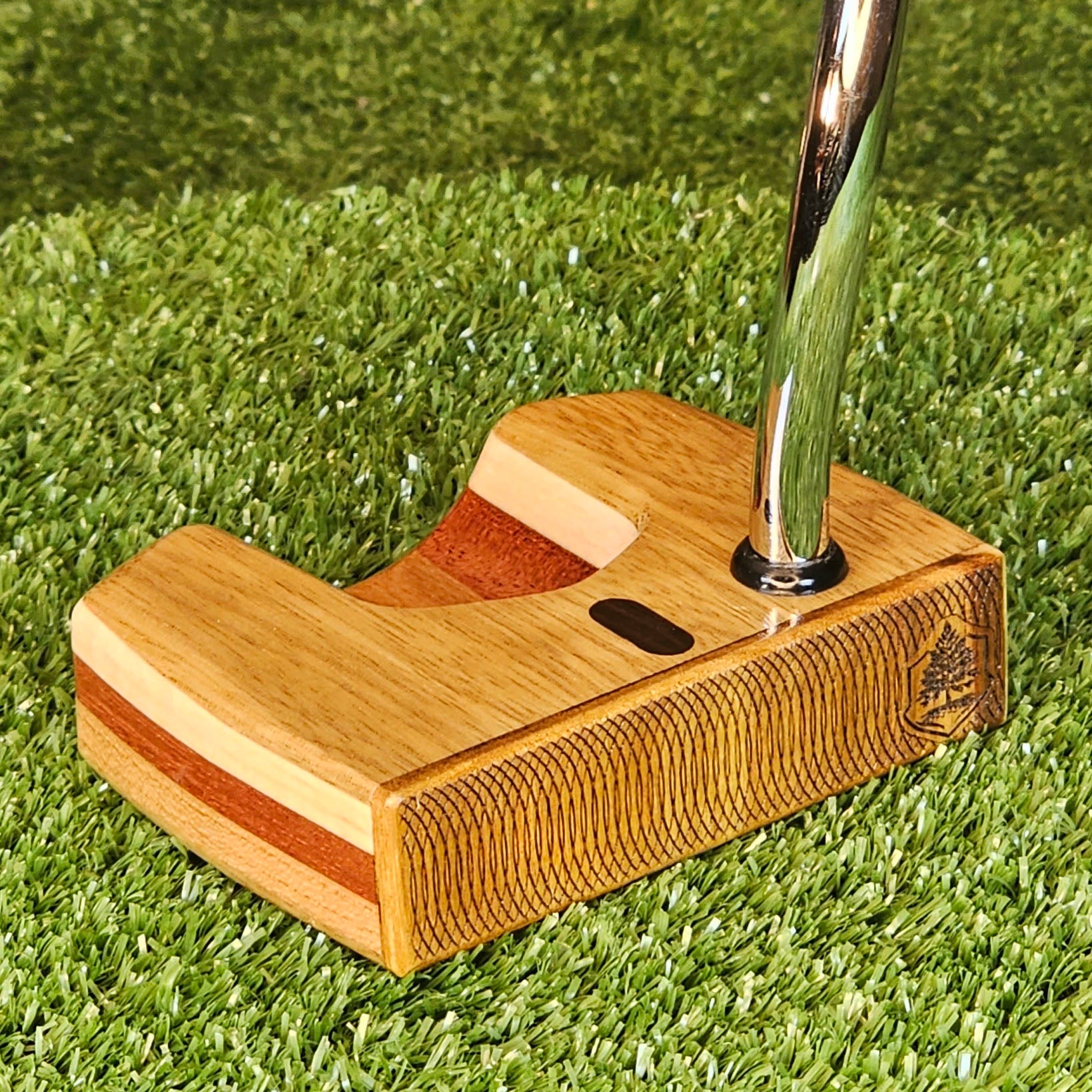 Arden style White LImba exotic wood Woodrich Regal Putter