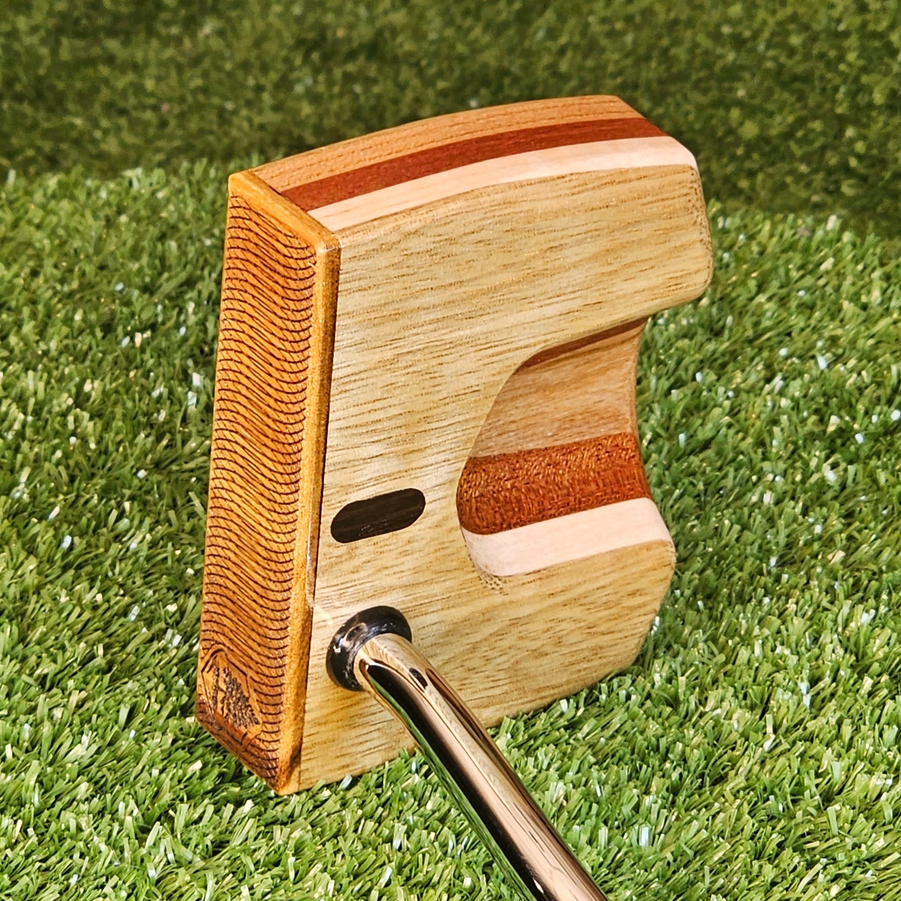 Arden style White LImba exotic wood Woodrich Regal Putter