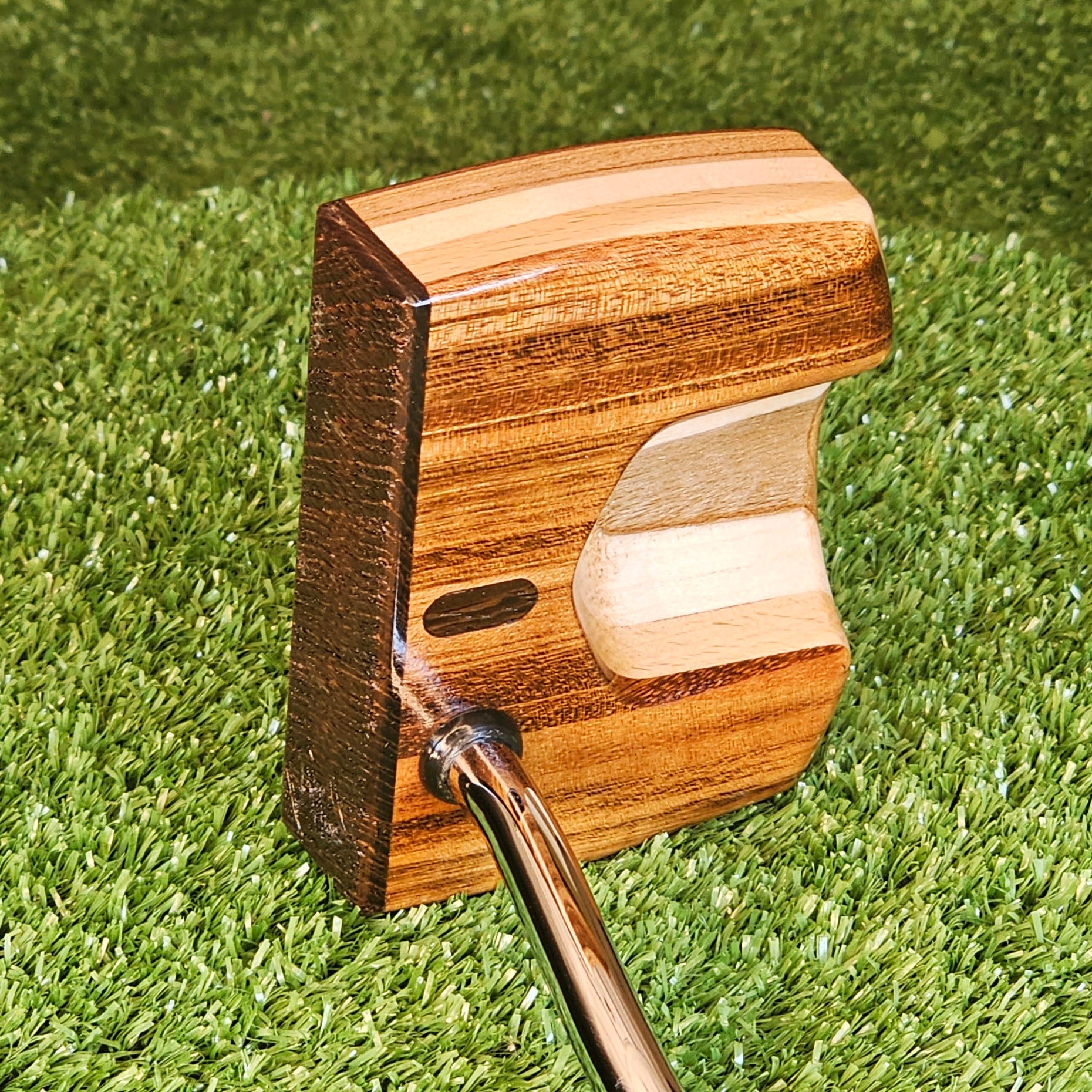 Tigris style Tigerwood exotic wood Woodrich Regal Putter