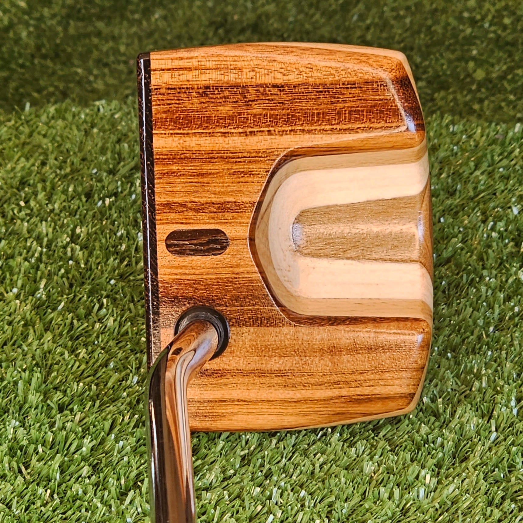Tigris style Tigerwood exotic wood Woodrich Regal Putter