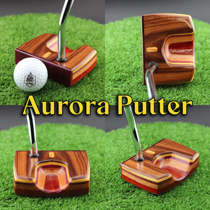 Exotic Rosewood with various other woods Aurora Style TimberTouch Putter