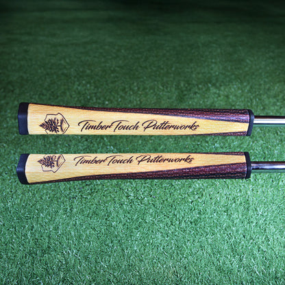 TimberTouch Putterworks premium 2.0 Wood and Leather look grip