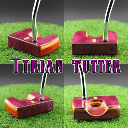 Tyrian style Purpleheart and various exotic woods putter