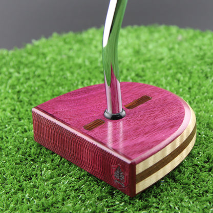 Exotic Purpleheart Wood Zero Torque Center Shaft putter