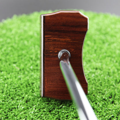 Deep exotic Rosewood with Curly Maple Zero Torque Center Shaft putter