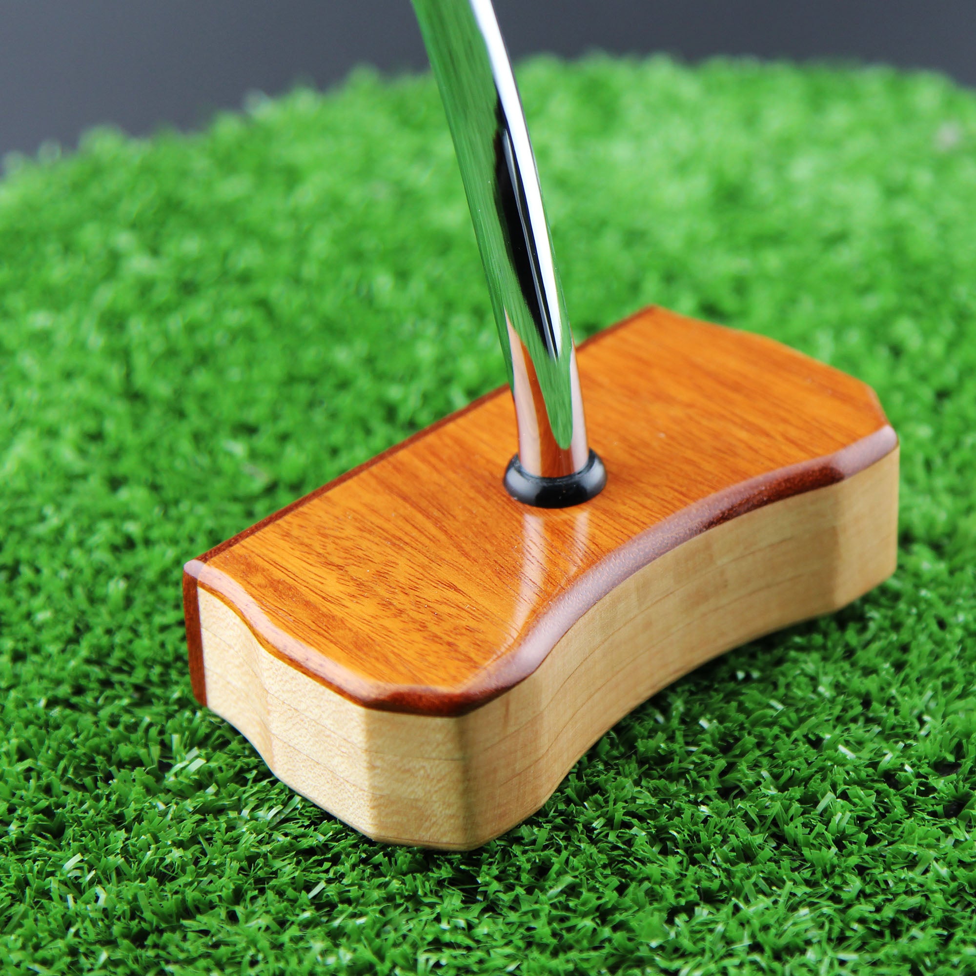 Osage Orange exotic wood Zero Torque Center Shaft putter