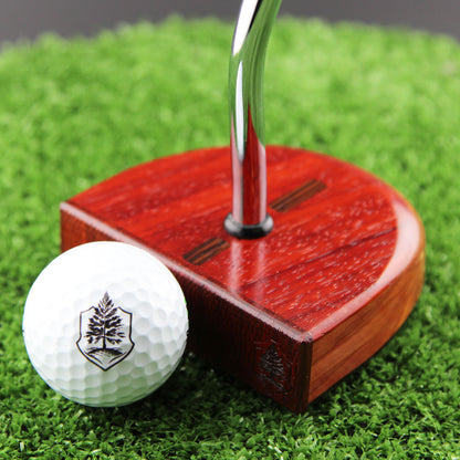 Exotic Padauk and Red Cedar Wood Zero Torque Center Shaft putter
