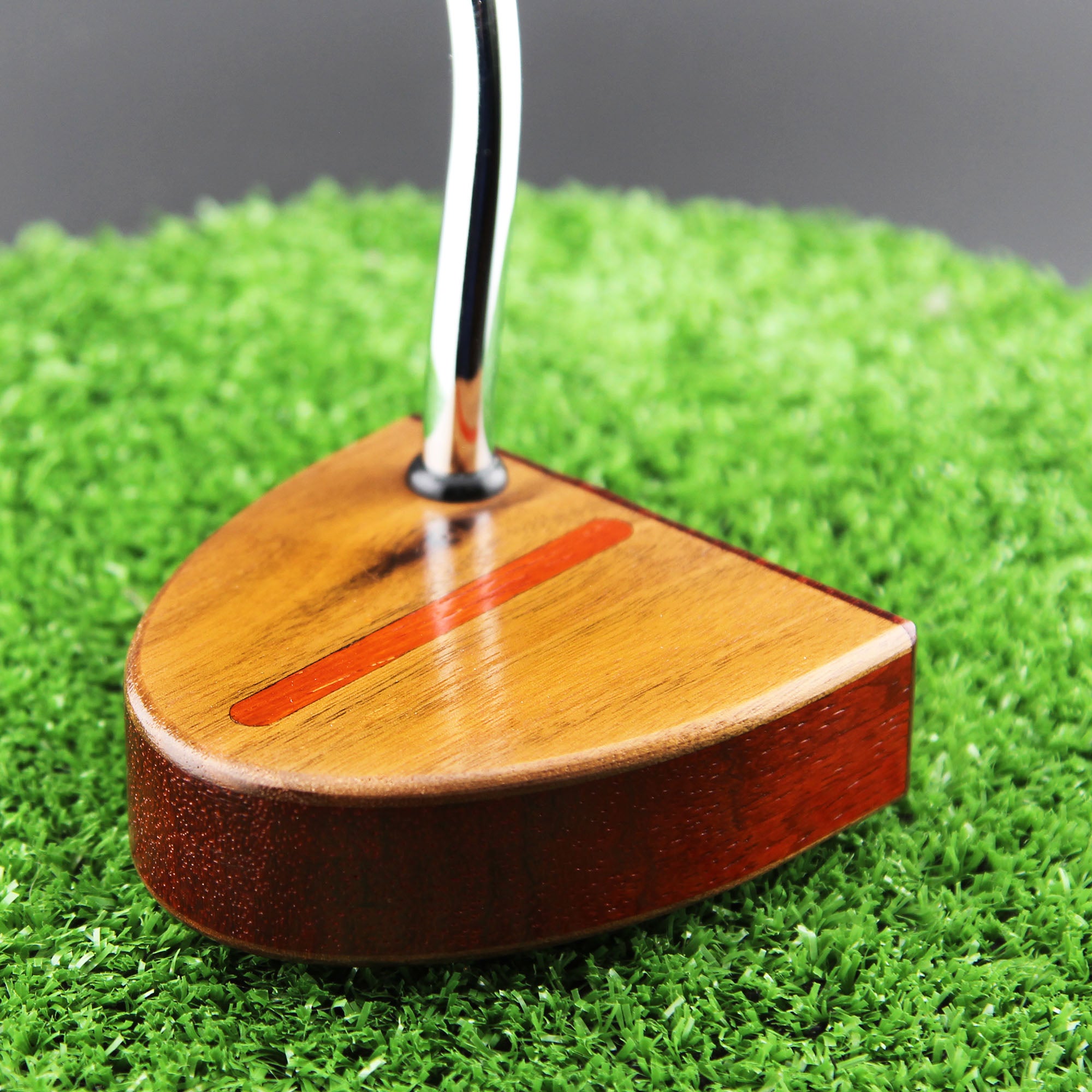 Meridian Padauk and Walnut Woodford putter TimberTouch Putterworks