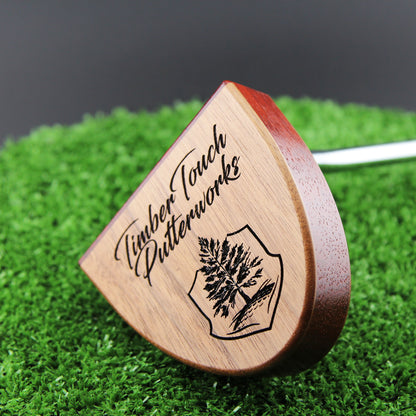 Meridian Padauk and Walnut Woodford putter TimberTouch Putterworks