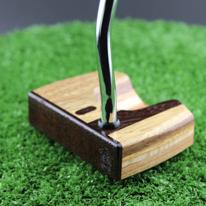 Heel Stripe White Limba Limited Edition exotic wood putter