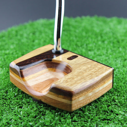Heel Stripe White Limba Limited Edition exotic wood putter