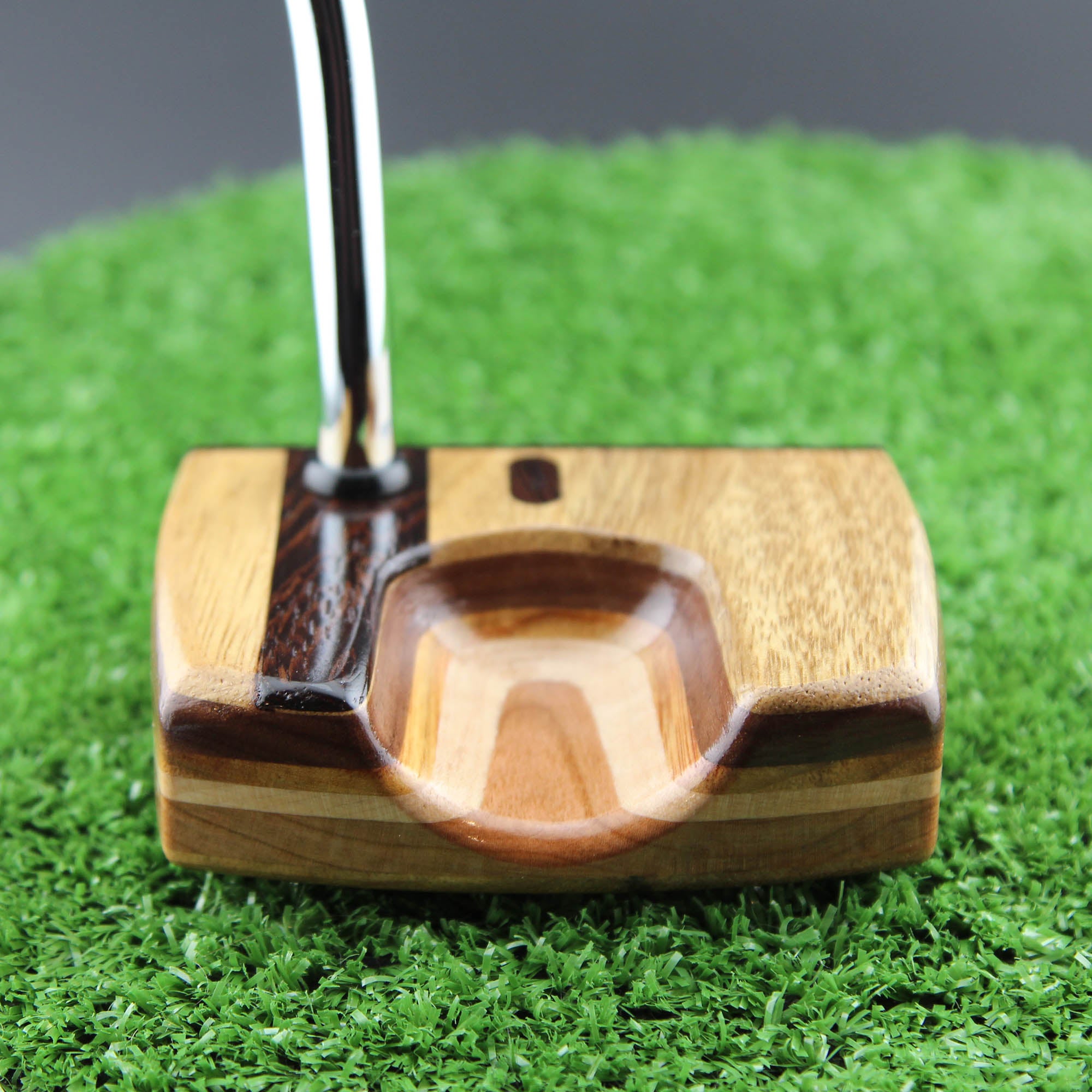 Heel Stripe White Limba Limited Edition exotic wood putter