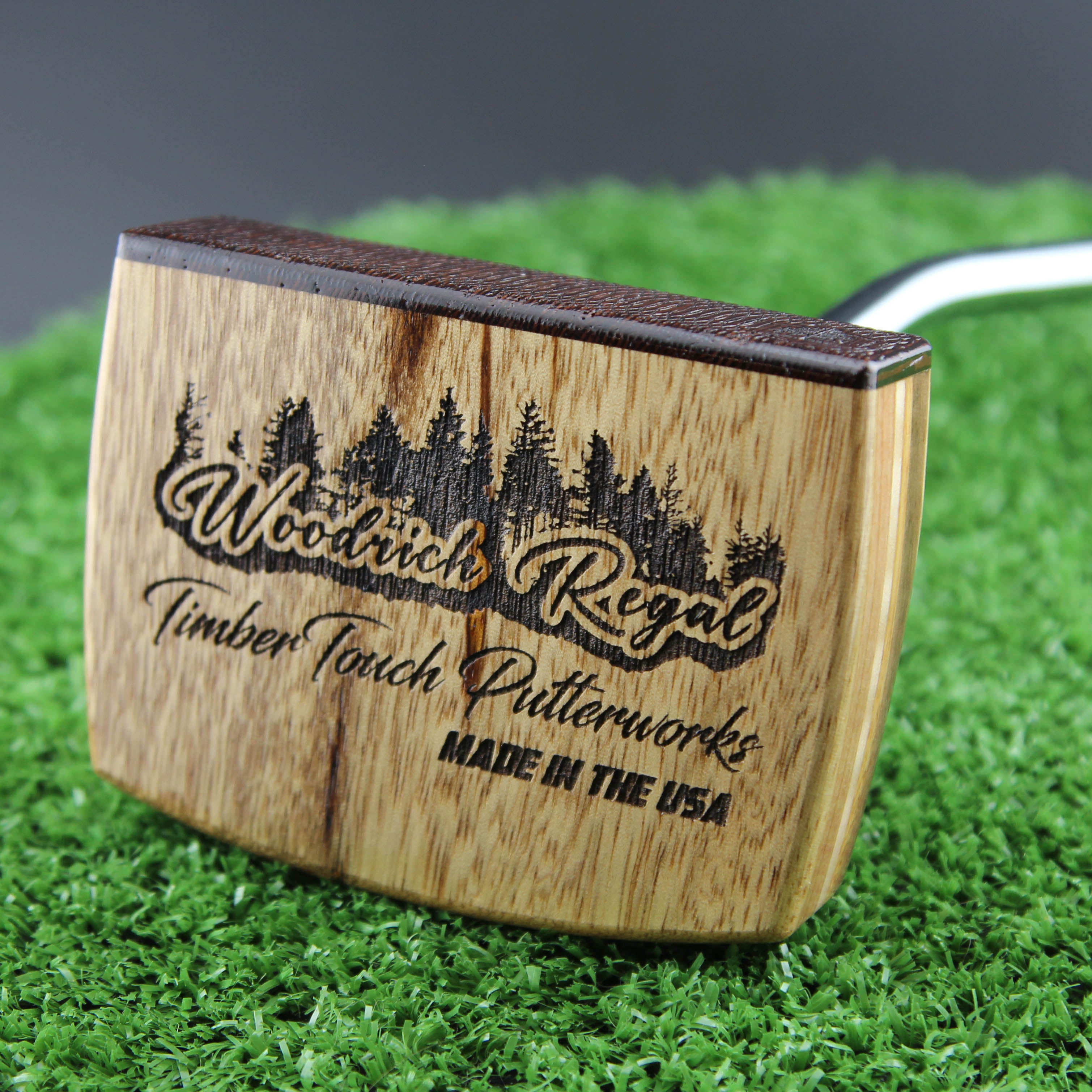 Heel Stripe White Limba Limited Edition exotic wood putter