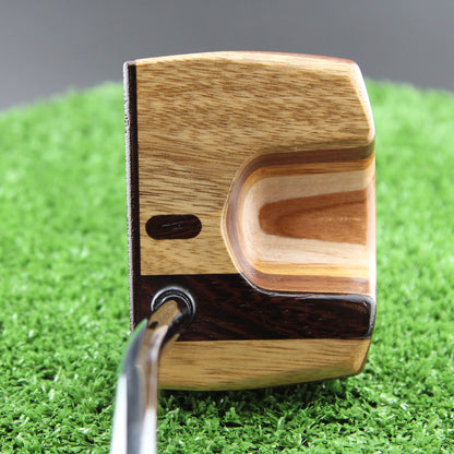 Heel Stripe White Limba Limited Edition exotic wood putter