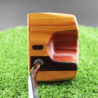 Heel Stripe Canarywood and American Red Cedar Sentinel wood putter