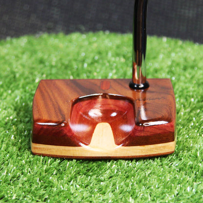 Rosewood LEFTY putter with various exotic woods putter