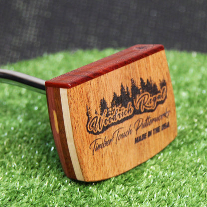 Rosewood LEFTY putter with various exotic woods putter