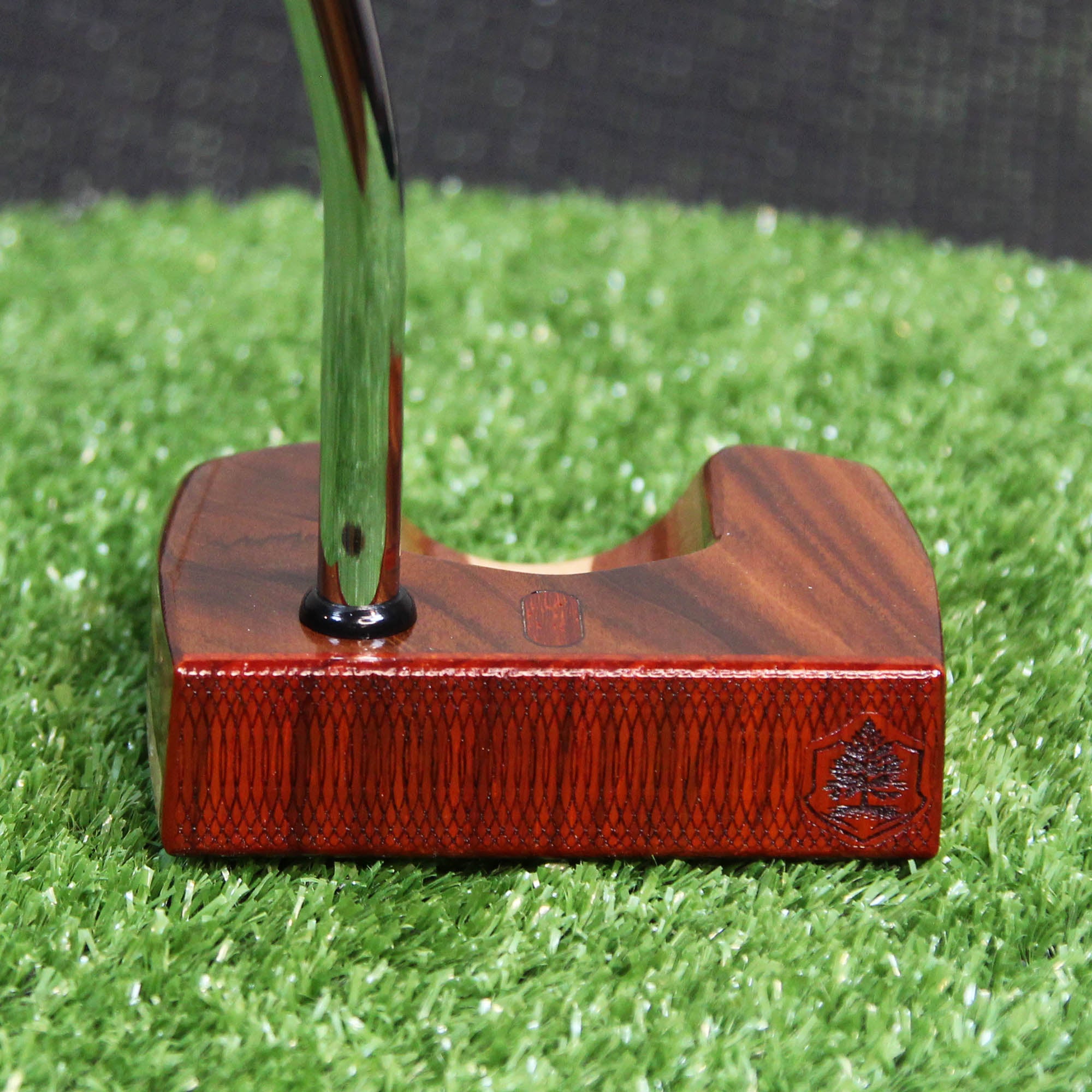 Rosewood LEFTY putter with various exotic woods putter