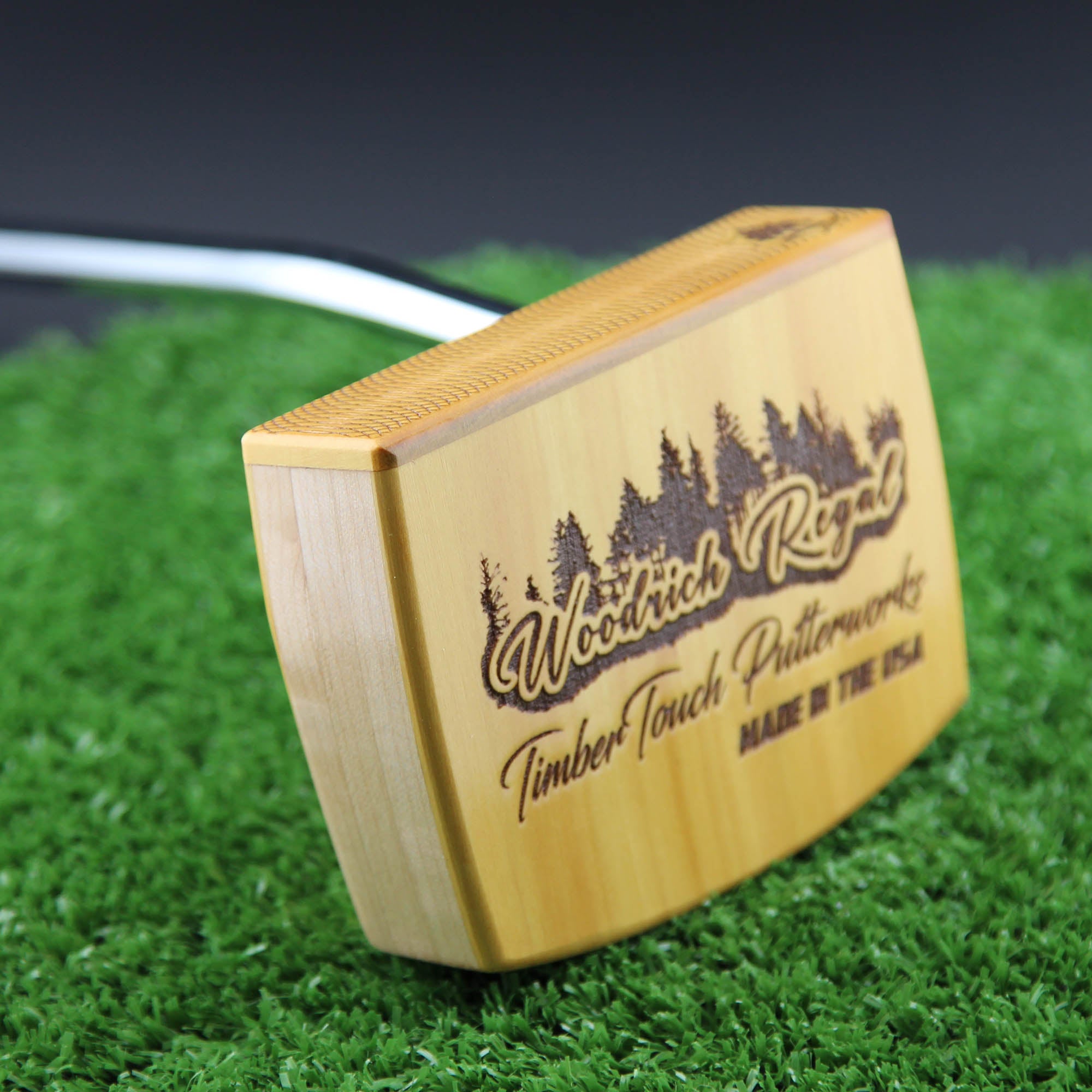 Yellowheart with Maple body and Wenge inlay exotic wood putter