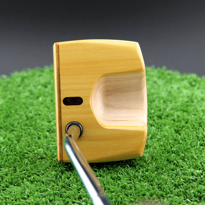 Yellowheart with Maple body and Wenge inlay exotic wood putter