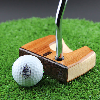 Tigerwood with Oak body and Wenge inlay exotic wood putter