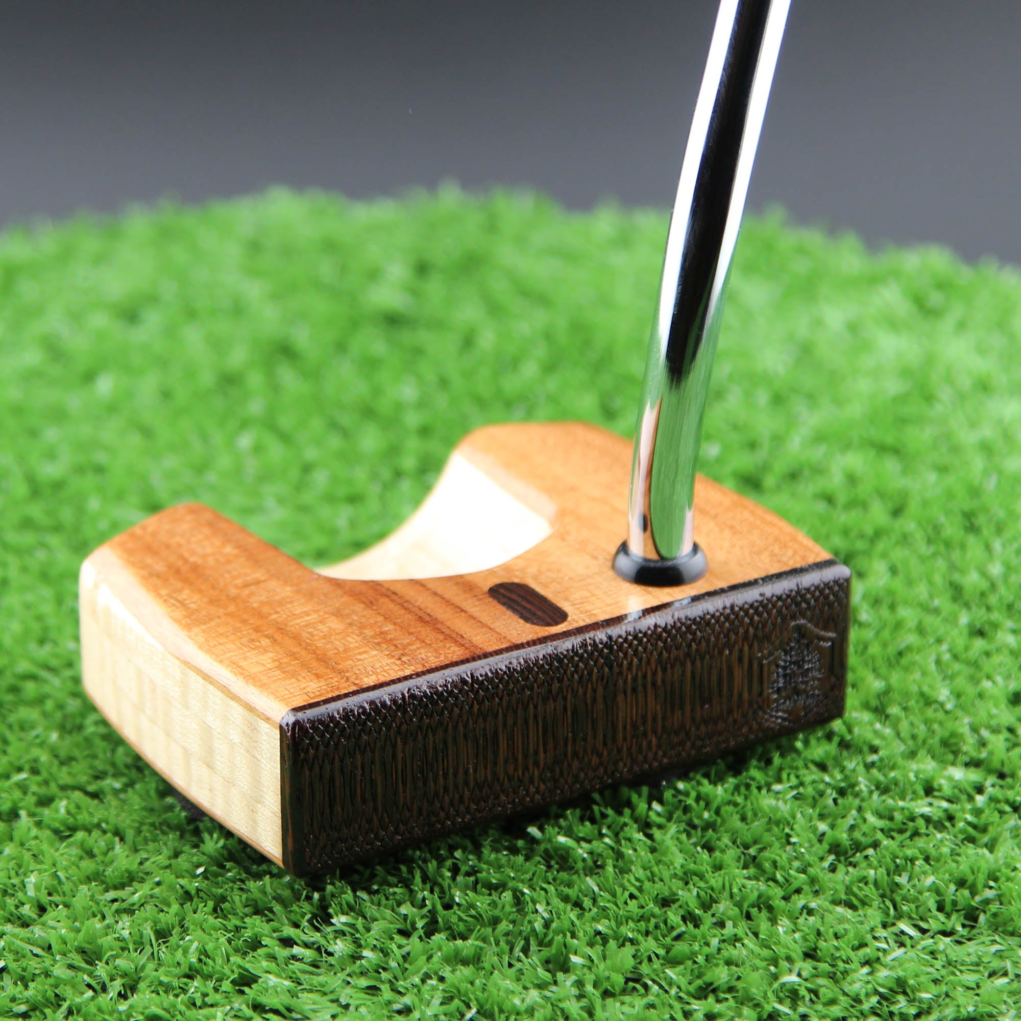 Tigerwood with Oak body and Wenge inlay exotic wood putter