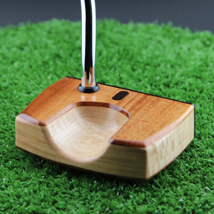 Tigerwood with Oak body and Wenge inlay exotic wood putter