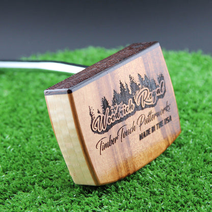 Tigerwood with Oak body and Wenge inlay exotic wood putter
