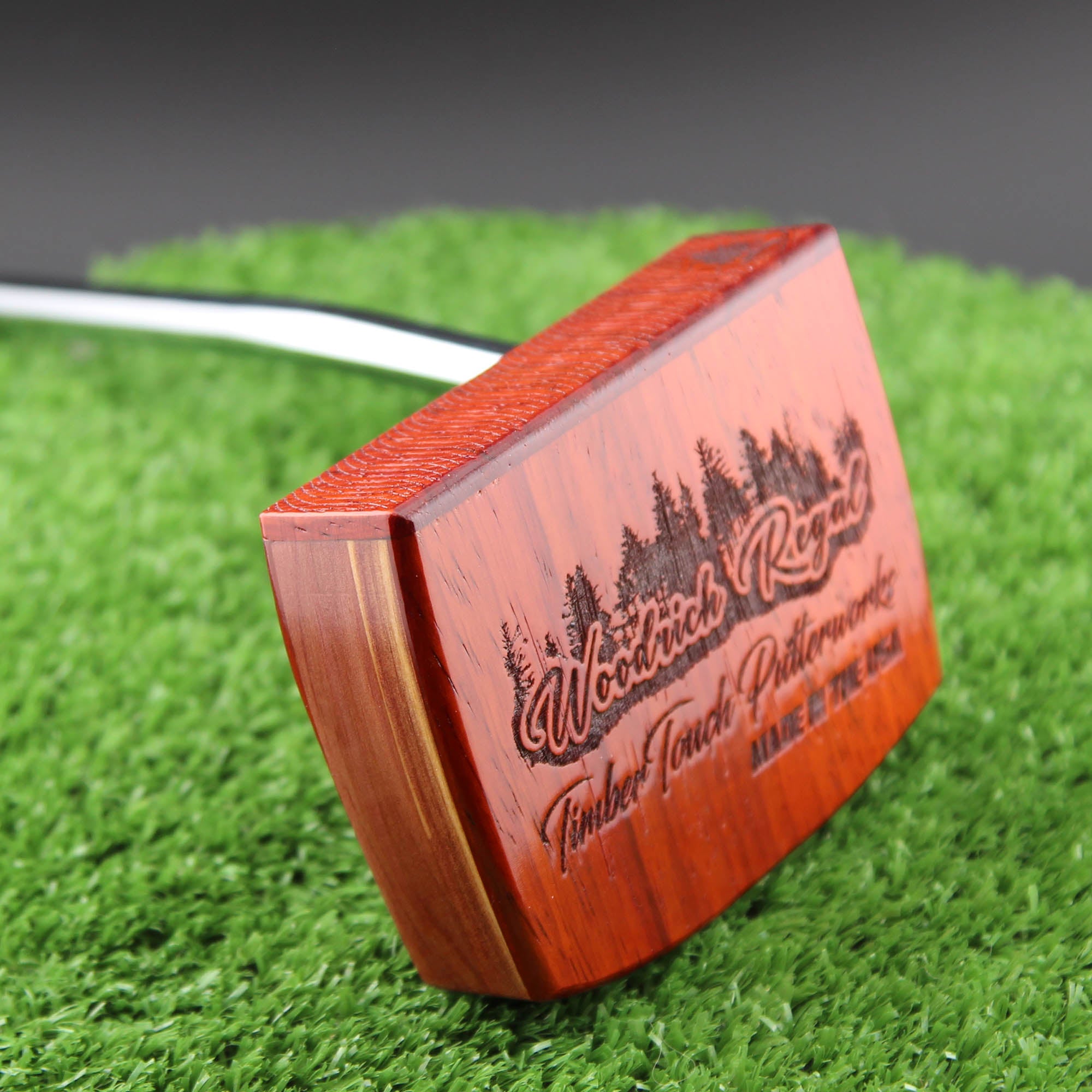 Redwood style all Padauk and Cedar Woodrich Regal Putter