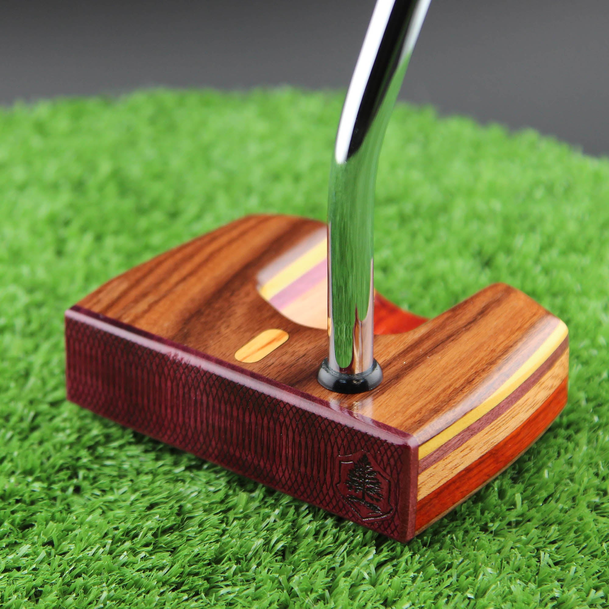 Exotic Rosewood with various other woods Aurora Style TimberTouch Putter