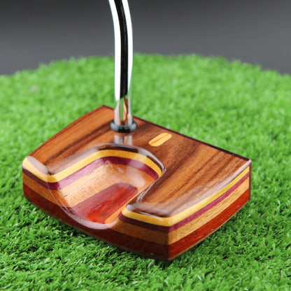 Exotic Rosewood with various other woods Aurora Style TimberTouch Putter