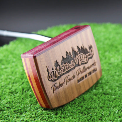 Exotic Rosewood with various other woods Aurora Style TimberTouch Putter