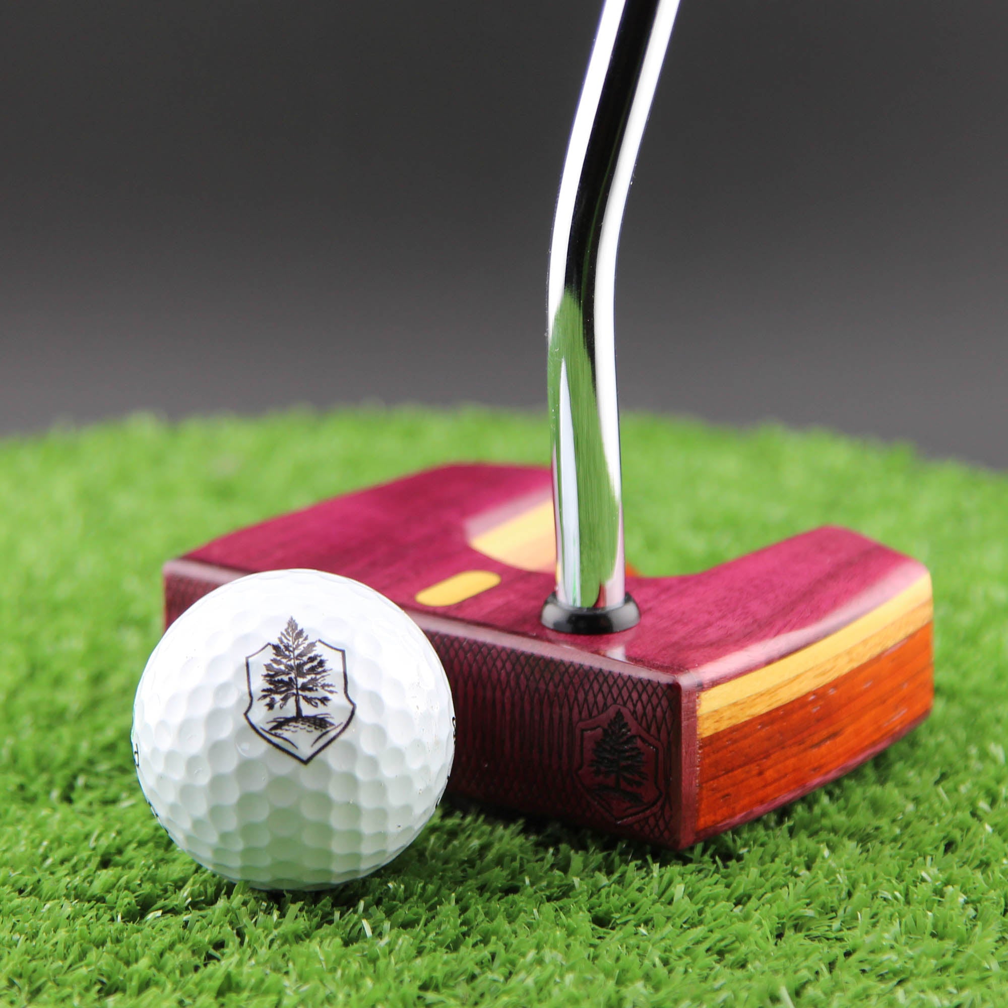 Tyrian style Purpleheart and various exotic woods putter