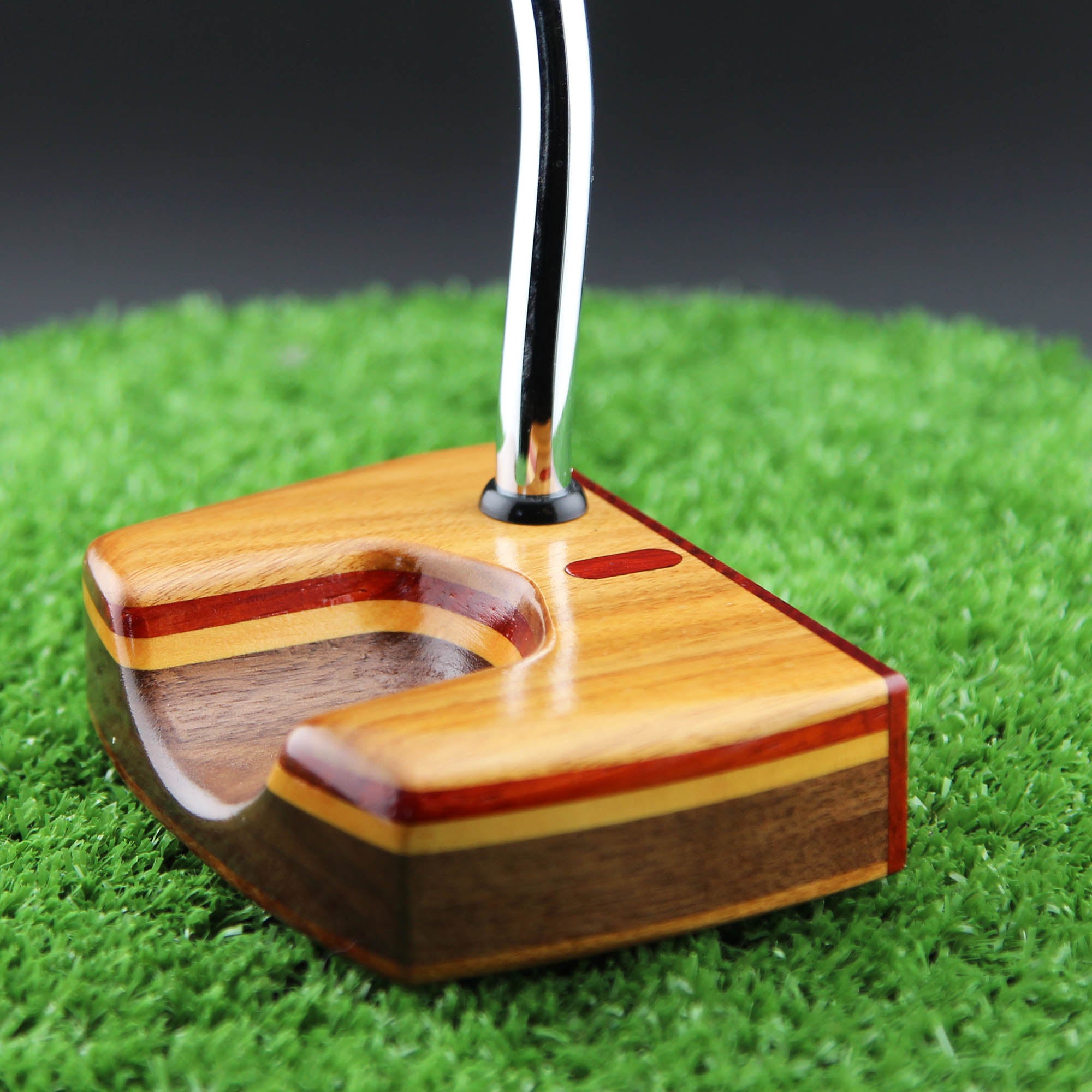 Highmark style Canarywood and Walnut exotic wood putter