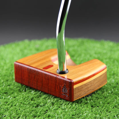 Highmark style Canarywood and Walnut exotic wood putter