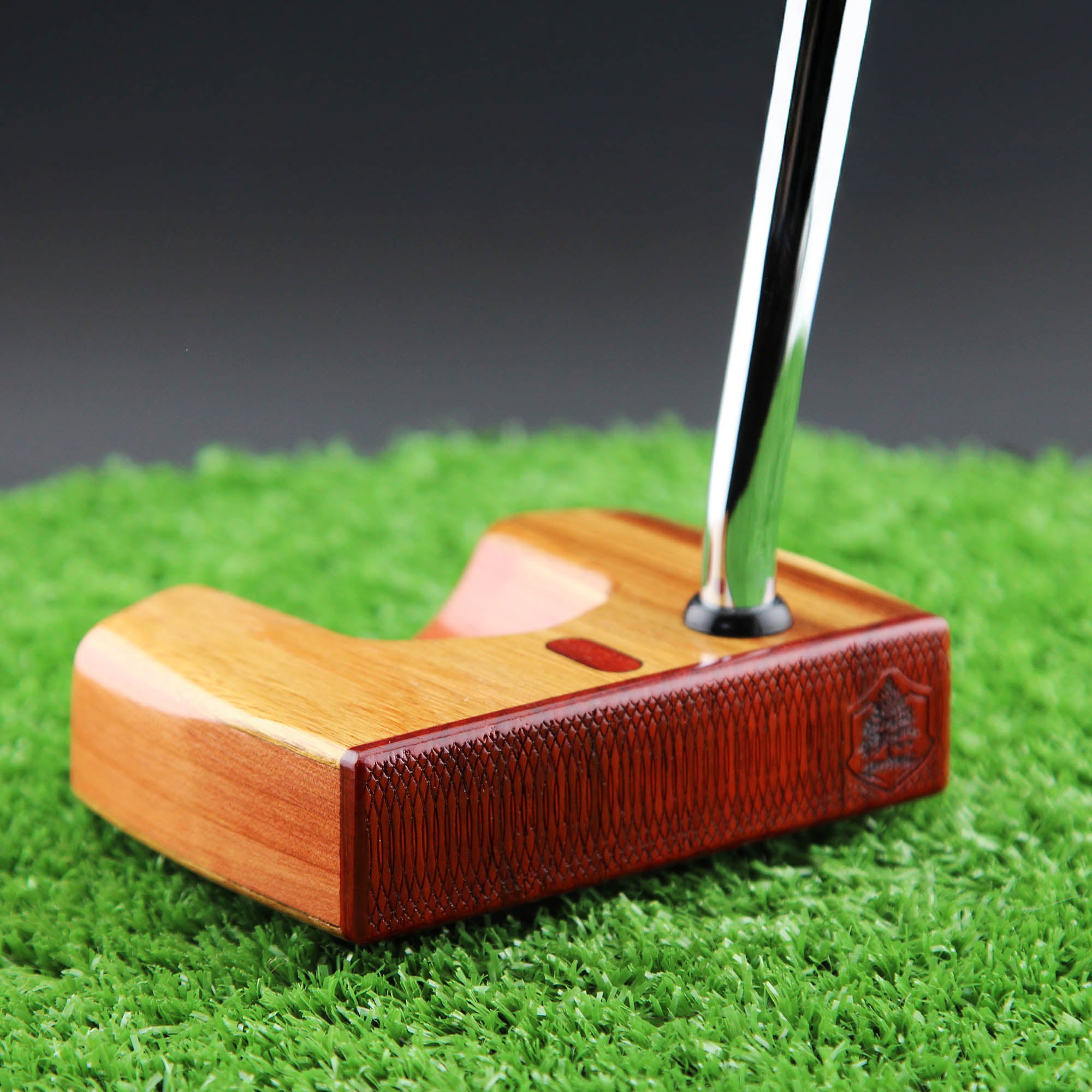 Goldrush style Canarywood and Cedar Woodrich wood putter
