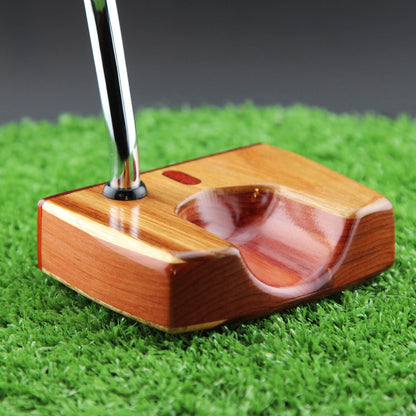 Goldrush style Canarywood and Cedar Woodrich wood putter