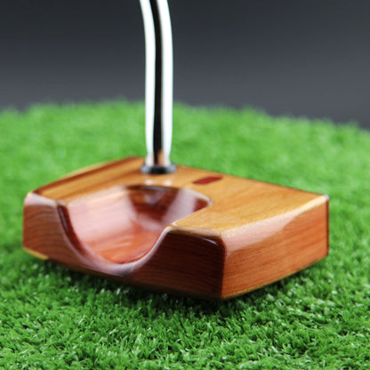 Goldrush style Canarywood and Cedar Woodrich wood putter