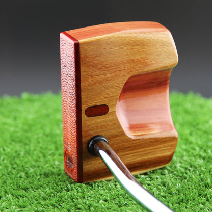 Goldrush style Canarywood and Cedar Woodrich wood putter