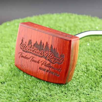 TimberTouch wood putter with Yellowheart and Padauk